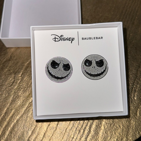 Baublebar X Disney, The Nightmare Before Christmas Jack Skellington earrings NWT - Picture 4 of 7